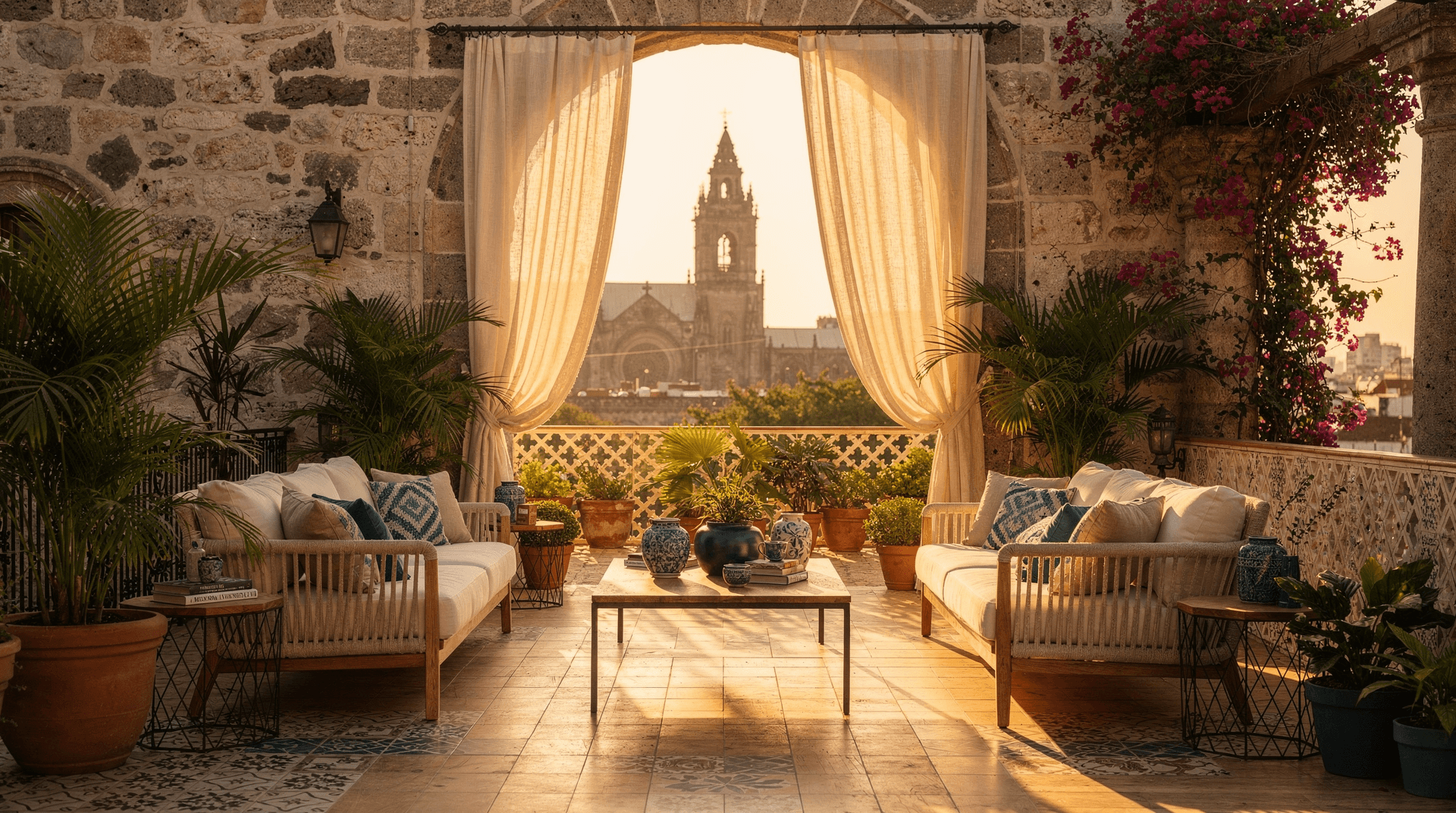Terraza con vista a Guadalajara